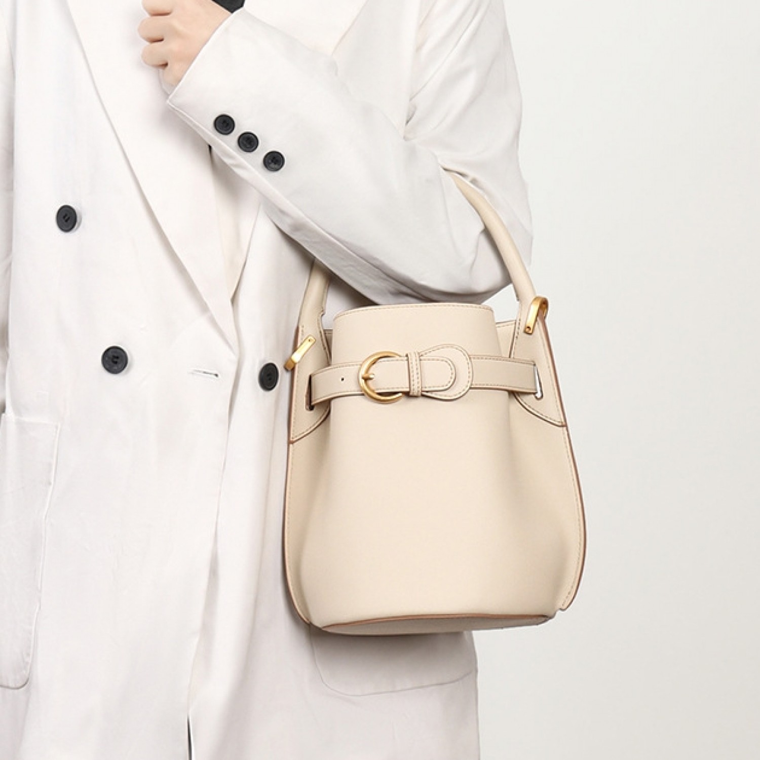 2025 New Bucket White Bag