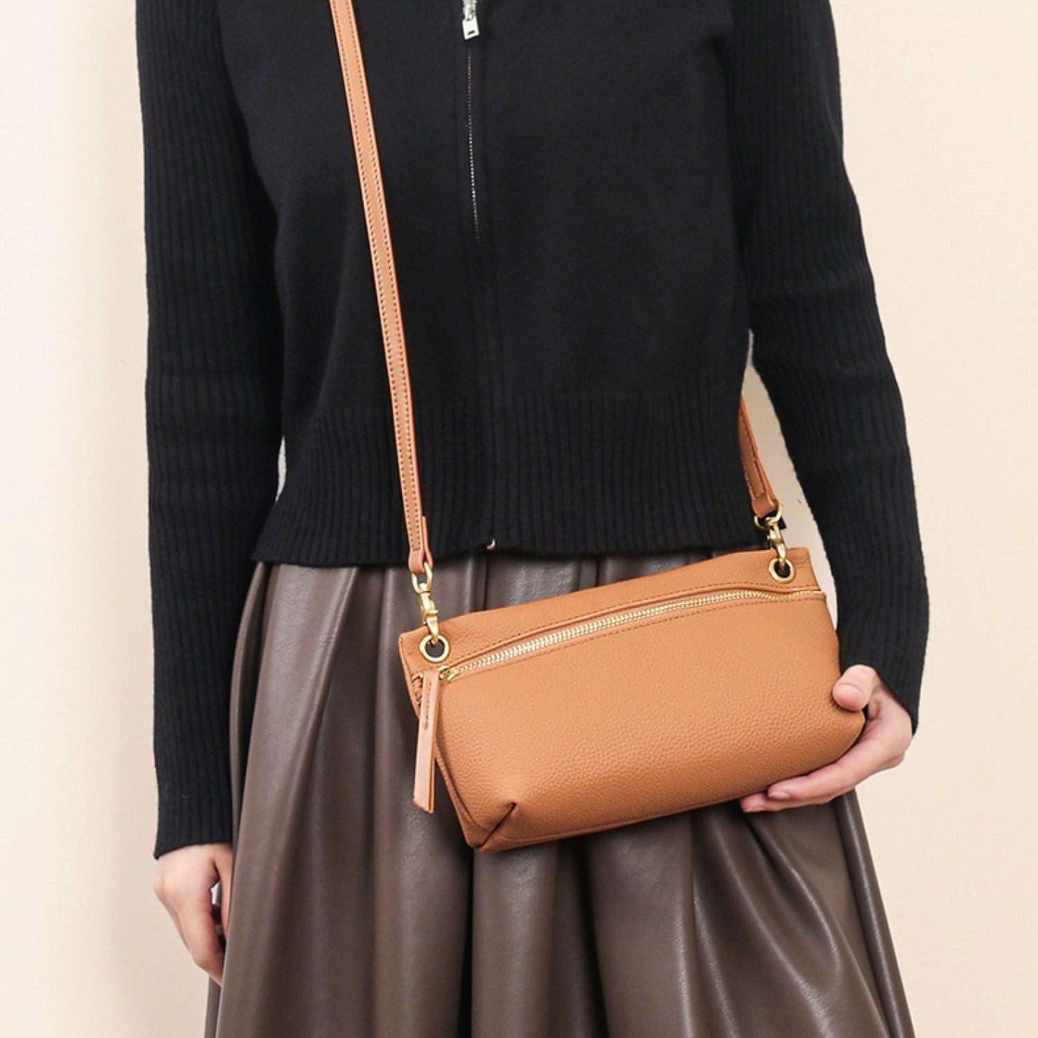 2025 New Crossbody Orange Bag