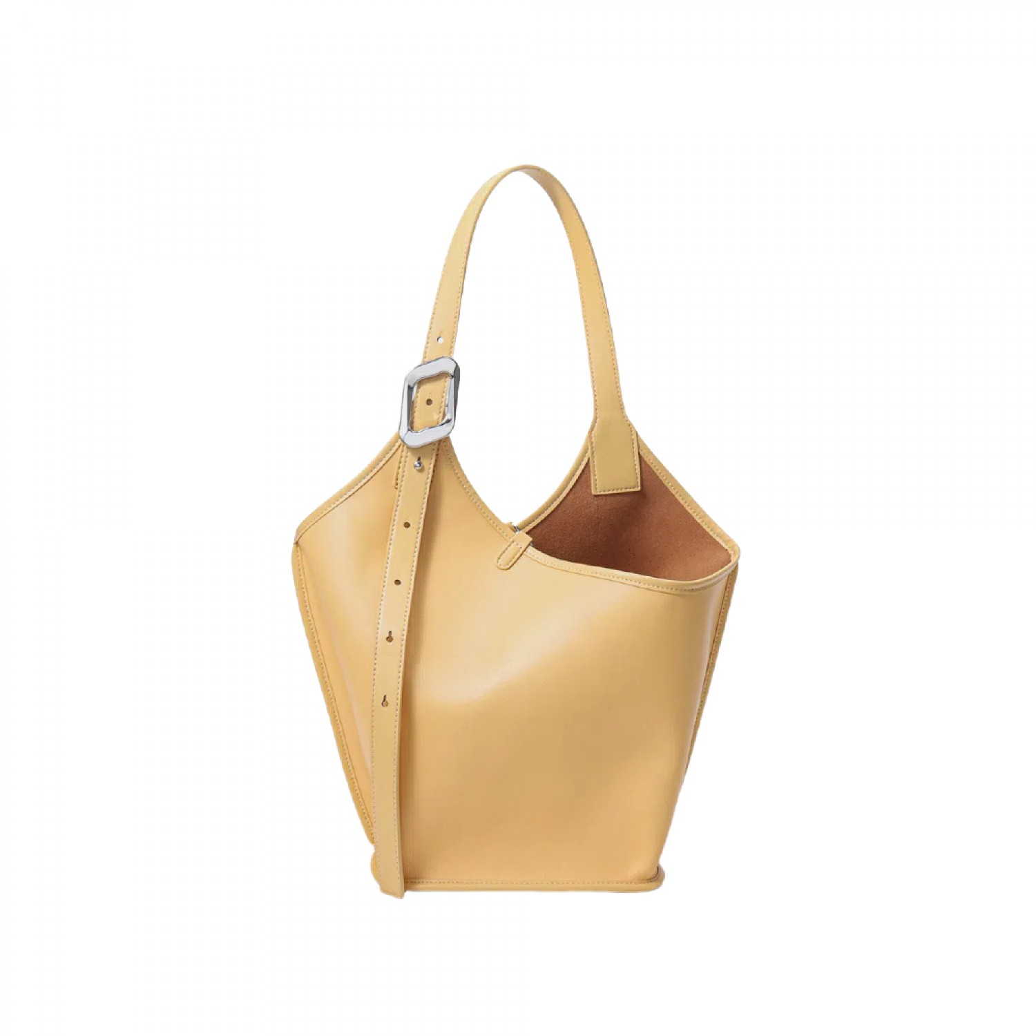 2025 New Single Shoulder Underarm Yellow Bag